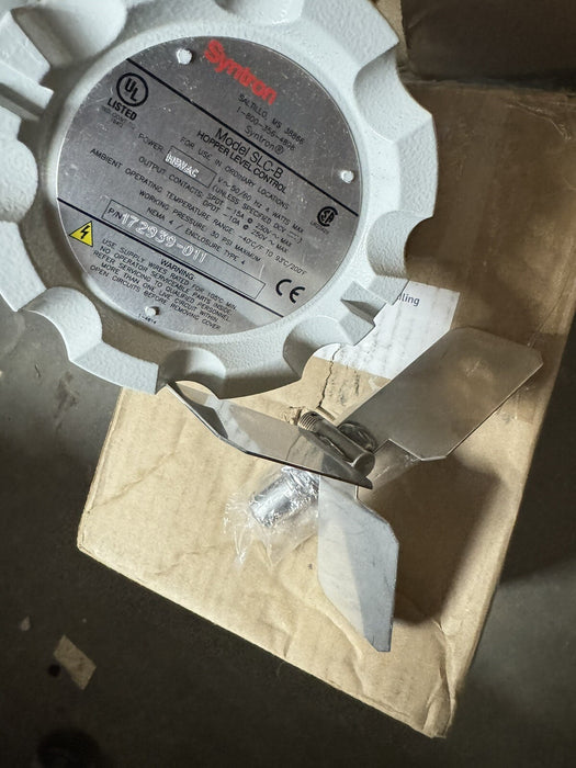 SLC-B Syntron Paddle Hopper Level SWITCH SLC_B FMC 172939-A Plug Chute SILO BIN