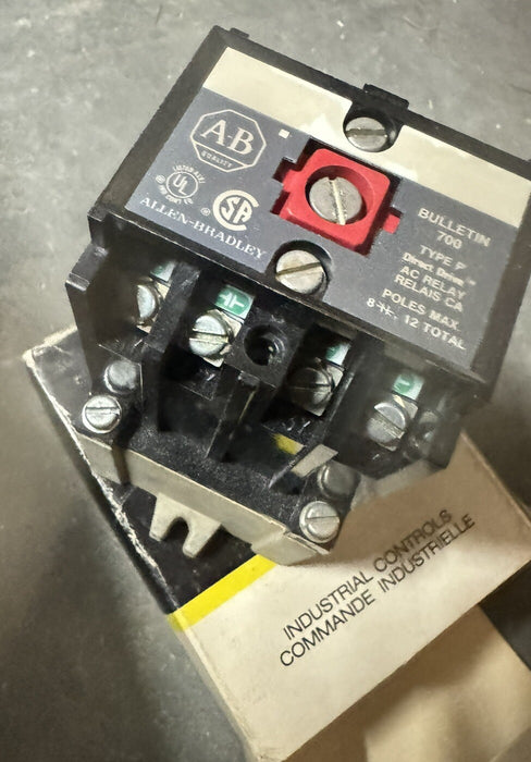 700-P400A1 SER A NEW ALLEN-BRADLEY BULLETIN 700 TYPE P 120 VAC RELAY 4 N.O