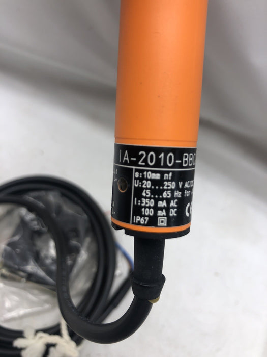 NEW IA0052 EFECTOR100 INDUCTIVE PROXIMITY SENSOR IA-2010-BBOA