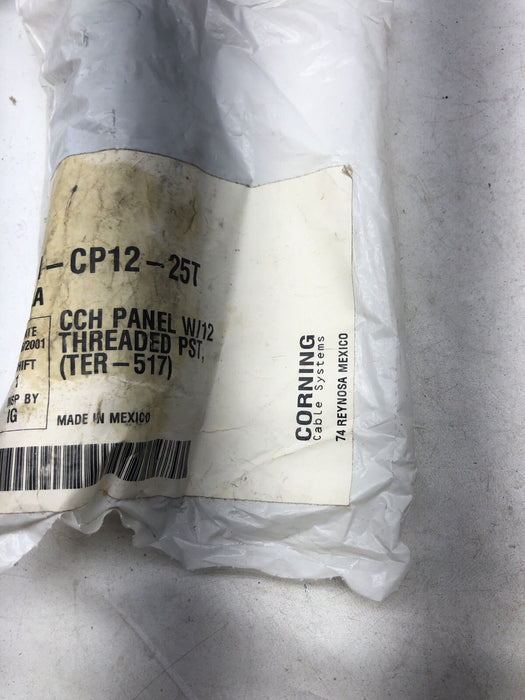 CCH-CP15-25T NEW SIECOR LANSCAPE CCH PNL W/ 12 THREADED CLOSET CONNECTOR POSTS