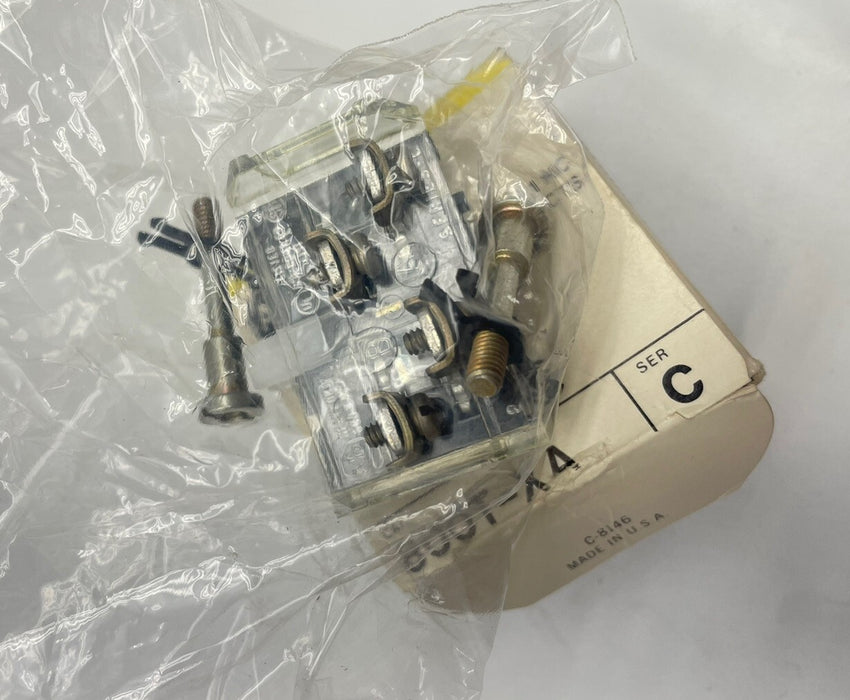 QTY 1 NEW ALLEN BRADLEY 800T-XA /C  CONTACT BLOCK 1 NC 1 NO