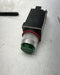 NEW Allen Bradley 800MR-PB16GAK SMALL ROUND ILLUMINATE PUSHBUTTON GREEN EXT HEAD