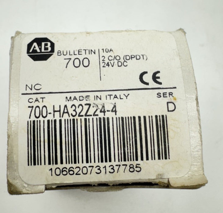 NEW Allen Bradley QTY:1 700-HA32Z24-4 Relay  DPDT 24VDC