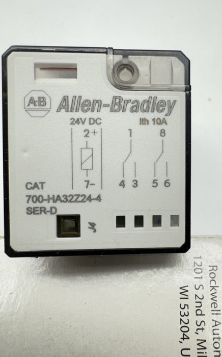 NEW Allen Bradley QTY:1 700-HA32Z24-4 Relay  DPDT 24VDC