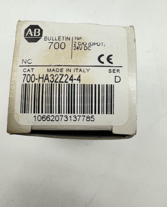 NEW Allen Bradley QTY:1 700-HA32Z24-4 Relay  DPDT 24VDC