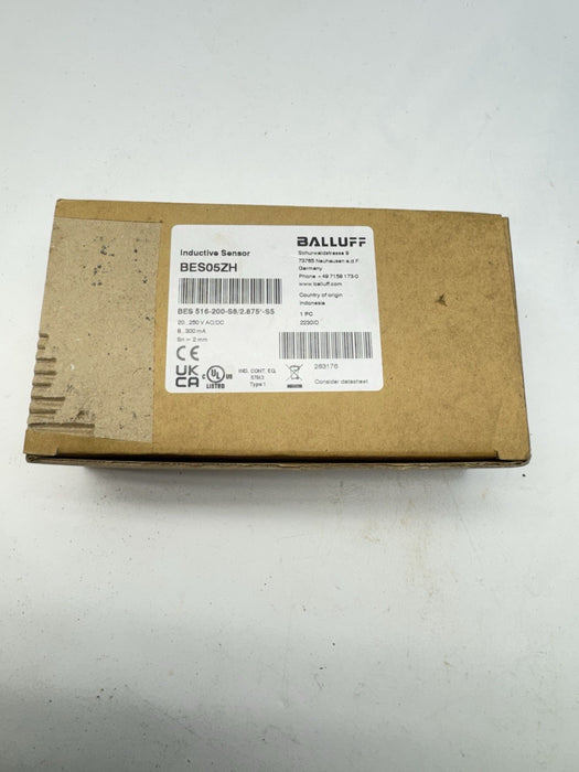 NEW BALLUFF BES05ZH BES 516-200-S8 Sn=2mm 20-250V AC/DC BES 516-200-S8/2.875"-S5