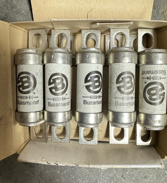 NEW PACKAGE OF 10 BUSSMAN 63 AMP RECTIFIER FUSE 63FE