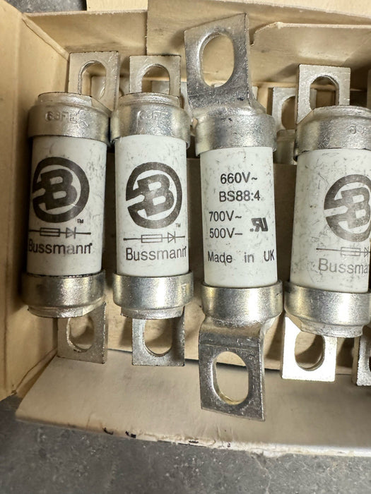NEW PACKAGE OF 10 BUSSMAN 63 AMP RECTIFIER FUSE 63FE