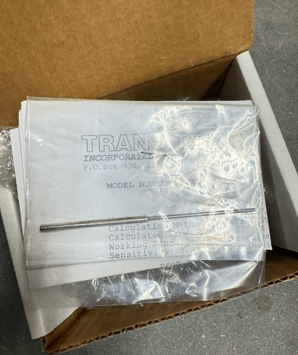 NEW TRANS-TEK 0242-0090 SERIES 240 GENERAL PURPOSE DC LVDT RANGE +/- .25"