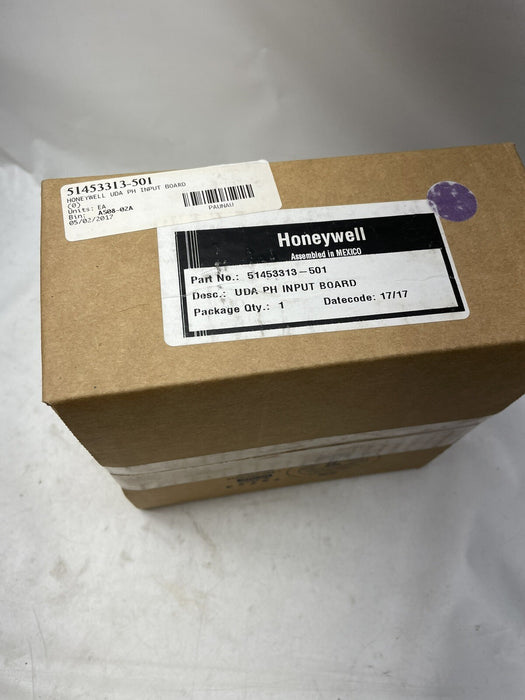 NEW SEALED 2017 HONEYWELL UDA PH INPUT BOARD SPARE PART NO. 51453313-501
