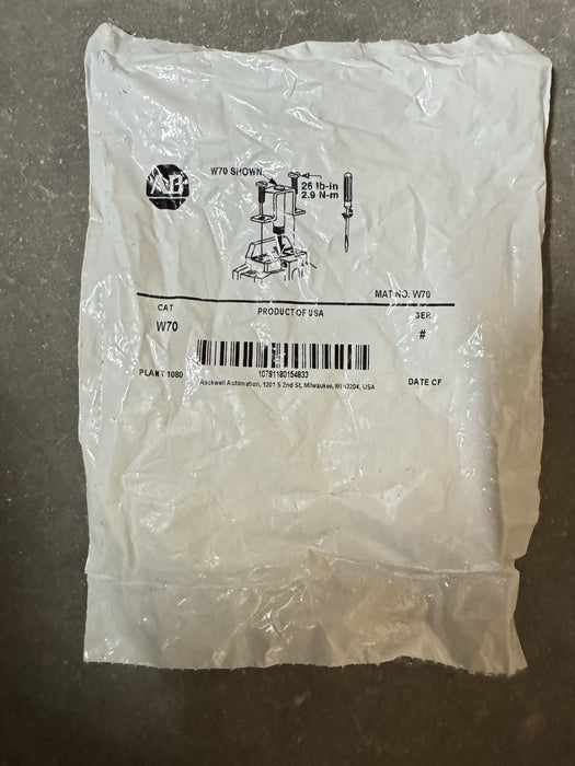 NEW ALLEN BRADLEY W70 OVERLOAD HEATERS BIMETALLIC HEATER NEMA MOTOR PROTECTION