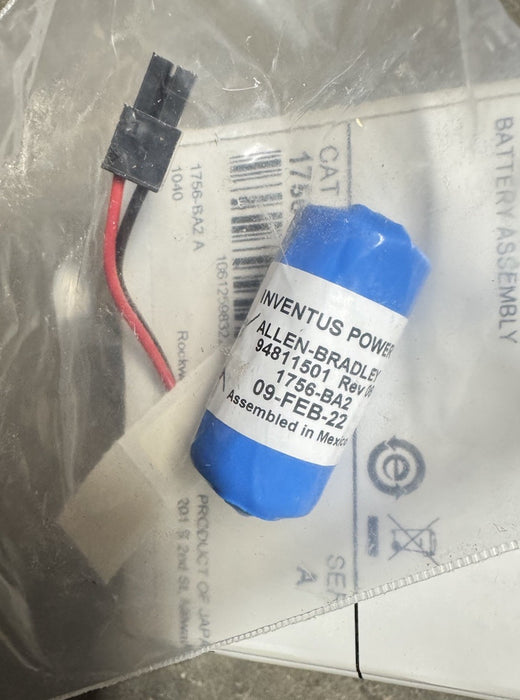 2022 Allen Bradley 1756-BA2 Battery Assy OEM ControlLogix LOGIX5000 3V