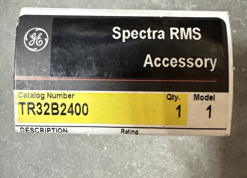 SEALED GE TR32B2400 2400 AMP Rating Plug SPECTRA RMS General Electric
