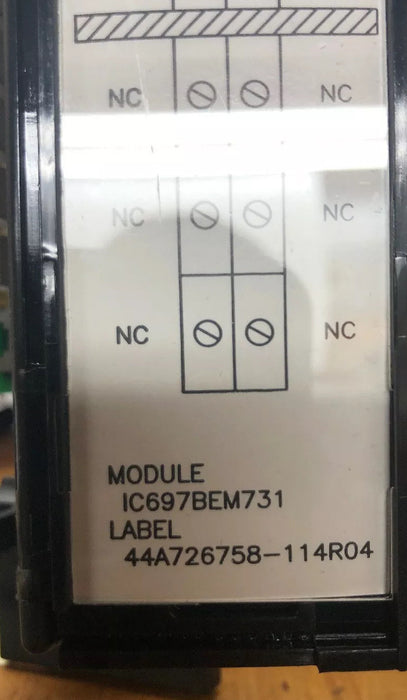 GE FANUC / HONEYWELL CPU IC697BEM731 BEM 731 GENIUS BUS CONTROLLER 1 CHANNEL