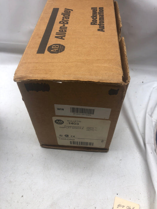 NEW ALLEN BRADLEY 1403-DMA POWER MONITOR II DISPLAY MODULE 120/240 VAC FRN 1.0