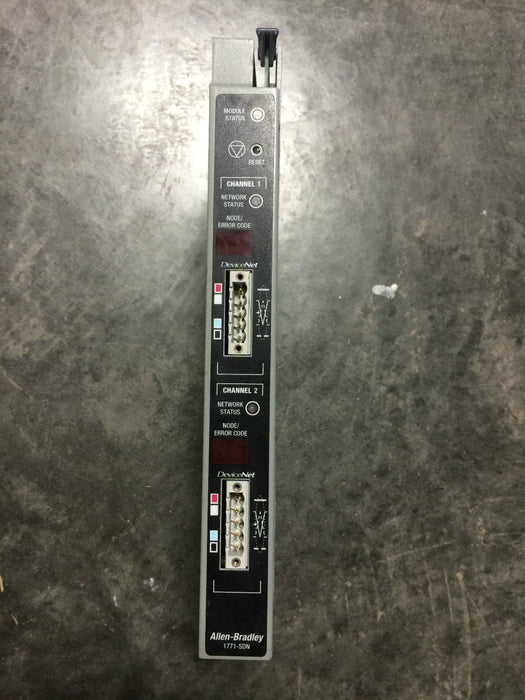 ALLEN BRADLEY DEVICENET SCANNER MODULE 1771-SDN /B