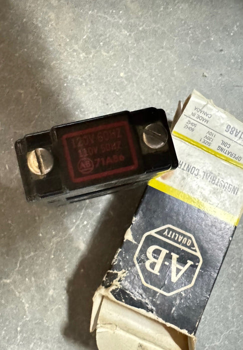NEW ALLEN-BRADLEY 71A86 120 VAC STARTER COIL