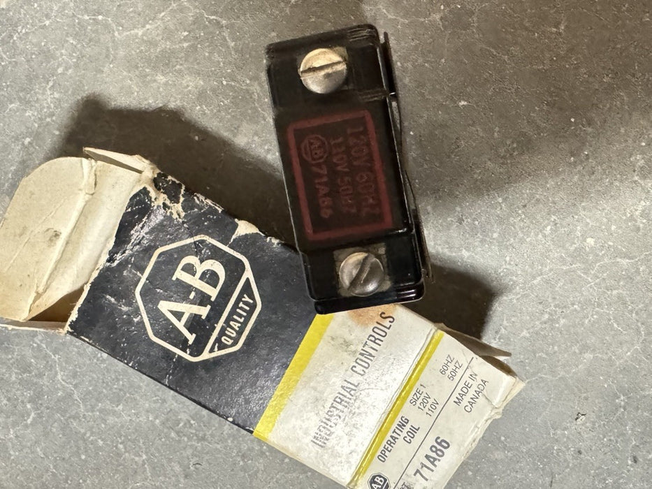 NEW ALLEN-BRADLEY 71A86 120 VAC STARTER COIL