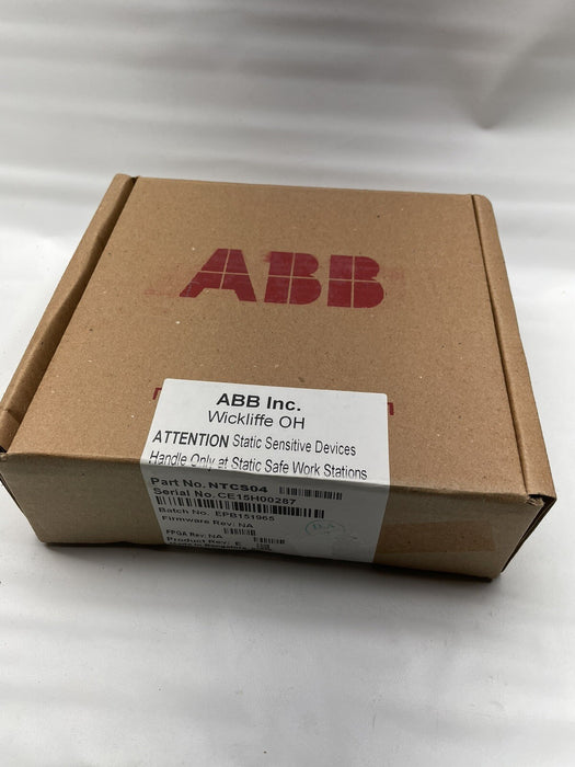 NEW ABB FACTORY SEALED NTCS04 TERMINATION UNIT / CARD BAILEY INFI-90