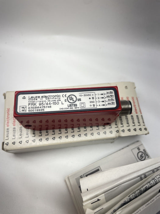 NEW LEUZE FFRK 95/44-150 L RETROREFLECTIVE PHOTOEYE FRK9544150L