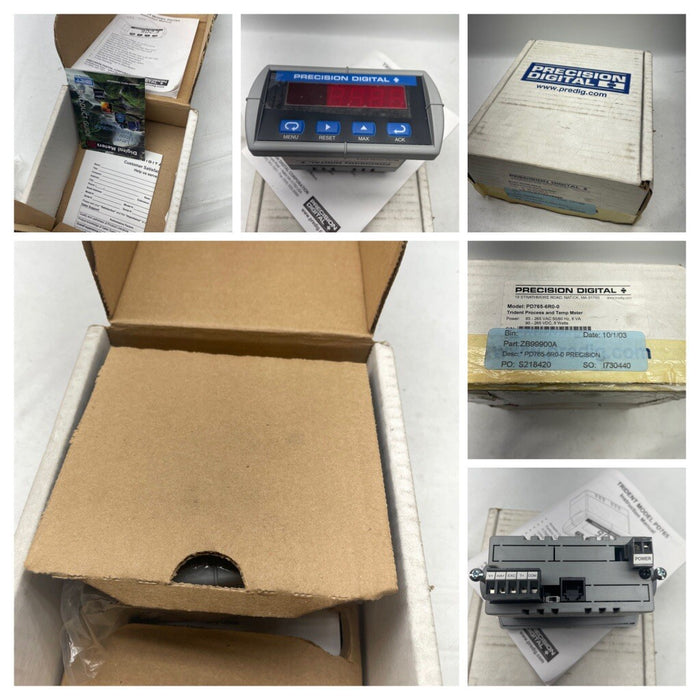 PRECISION DIGITAL PD675-6R0-0 TRIDENT PROCESS AND TEMP METER CONTROLLER TRANSMIT