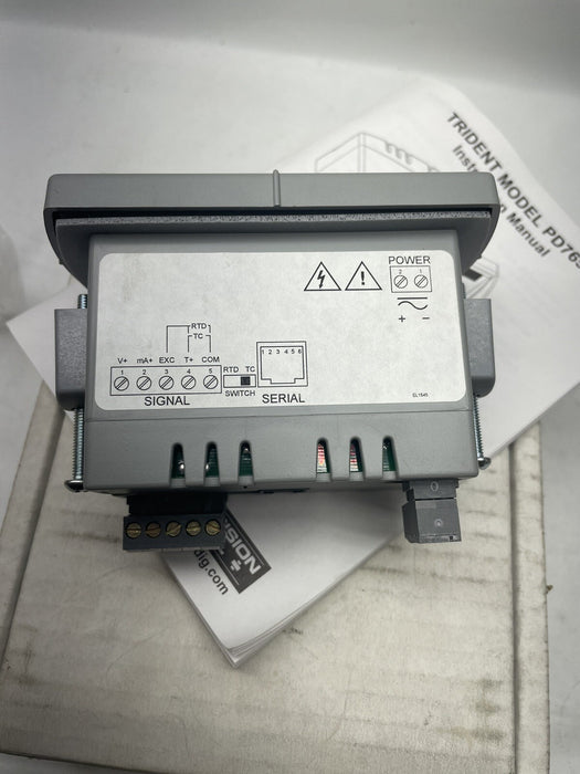 PRECISION DIGITAL PD675-6R0-0 TRIDENT PROCESS AND TEMP METER CONTROLLER TRANSMIT