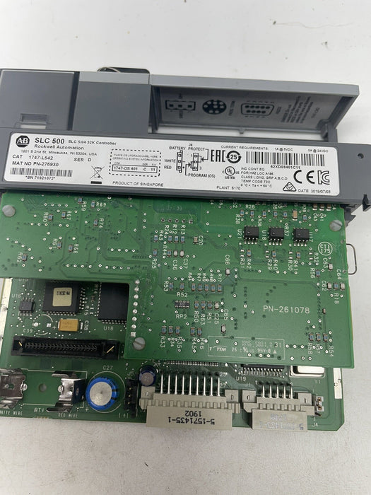 2019 Allen Bradley 1747-L542 /D SLC 500 SLC 5/04 CPU Controller Processor