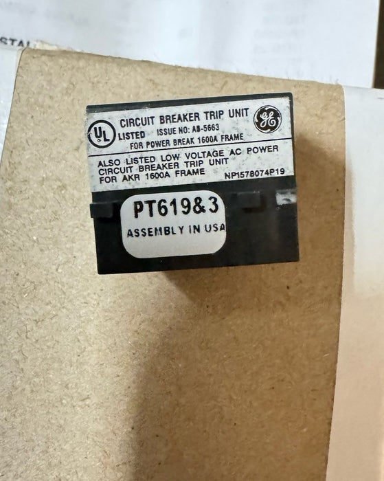 NEW GE TR16B800 800A Rating Plug PT619&4 SPECTRA RMSGeneral Electric 800 AMP NIB