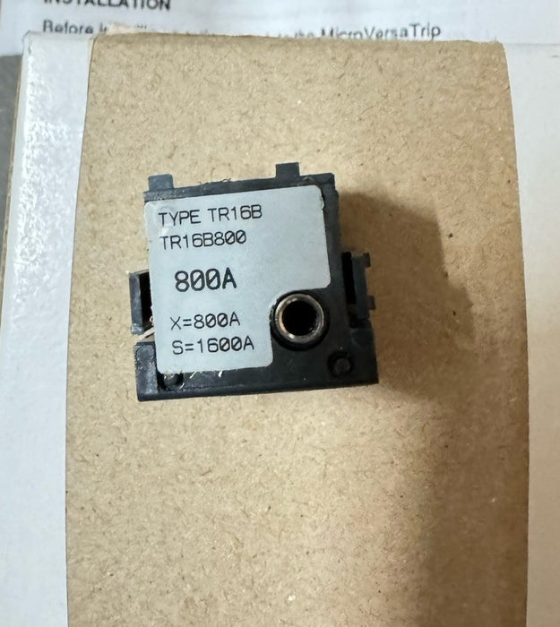 NEW GE TR16B800 800A Rating Plug PT619&4 SPECTRA RMSGeneral Electric 800 AMP NIB