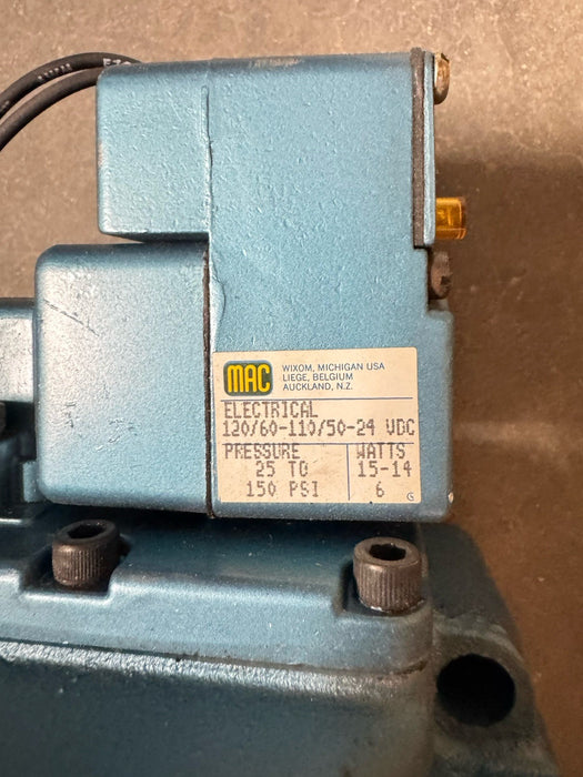 MAC VALVES INC 58B-12-116AA NEW PNEUMATIC SOLENOID 58B-12-116A 120VAC OR 24 VDC