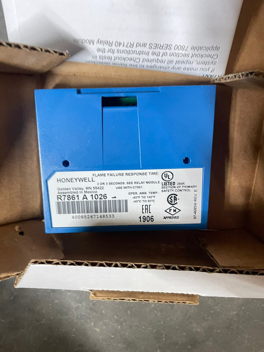 R7861A1026 Honeywell Dynamic self Check Ultraviolet Amplifier Brand New