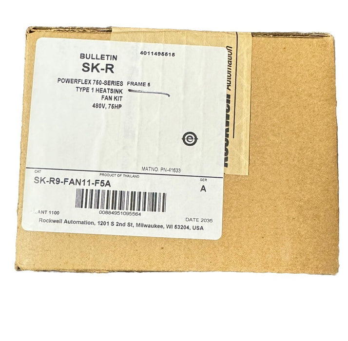 NEW SEALED SK-R9-FAN11-F5A POWERFLEX 750-SERIES TYPE 1 HEATSINK FAN KIT FRAME 5