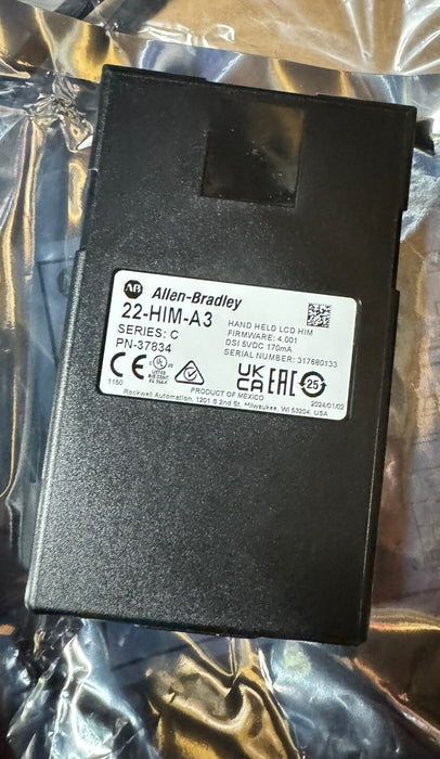 NEW 2024 22-HIM-A3 HAND HELD LCD HIM POWERFLEX 4 VFD DRIVES NIB