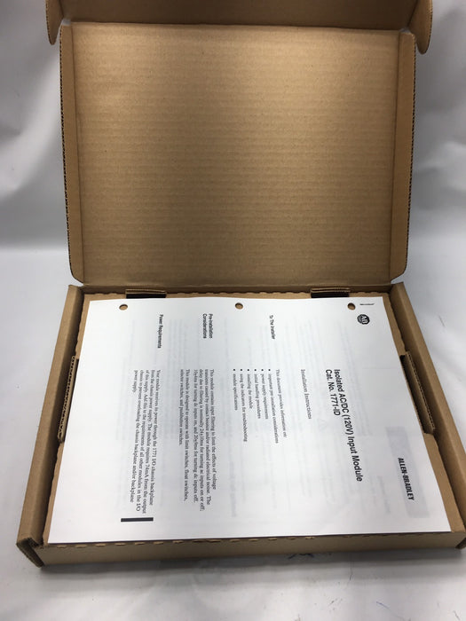 NEW Allen Bradley 1771-ID A Isolated 120V AC Input Module