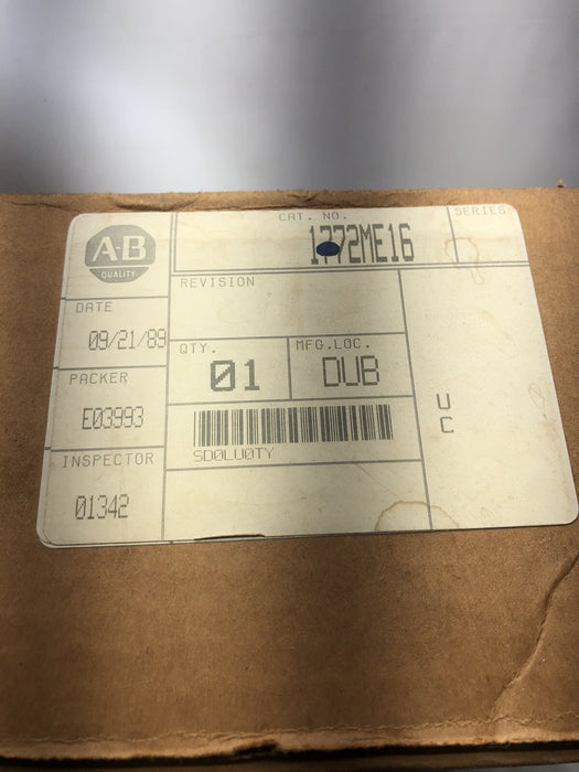 1772MEB ALLEN BRADLEY PLC2/20 - PLC/2/30 MEMORY BOARD BATTERY BACKUP 1772-MEB