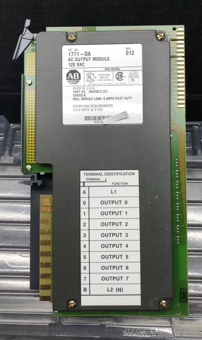 NEW ALLEN-BRADLEY 1771OA / 1771-OA AC PLC OUTPUT MODULE 8 CHANNEL 1771 plc-5