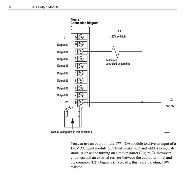 NEW ALLEN-BRADLEY 1771OA / 1771-OA AC PLC OUTPUT MODULE 8 CHANNEL 1771 plc-5