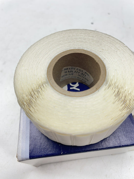 NEW BRADY SLEEVE WIRE MARKER 32536 wms-111-321  500 CNT ROLL size code 111 Label