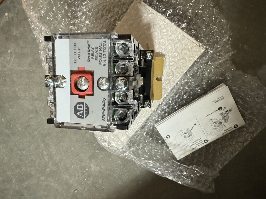 700-P800A1 NEW ALLEN-BRADLEY BULLETIN 700 TYPE P 120 VAC RELAY 8 N.O