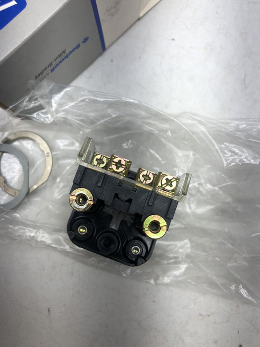 ALLEN-BRADLEY 800H-A2A SER T NON-ILLUMINATED BLACK FLUSH HEAD PUSH BUTTON