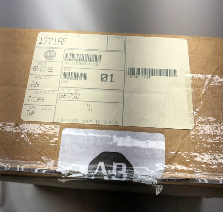 NEW ALLEN BRADLEY 1771-AF FIBER CONVERTER OLD STOCK 1992 NIB