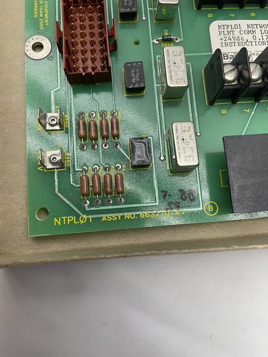 ABB NTPL01 TERMINATION UNIT INSTALLED TO TEST