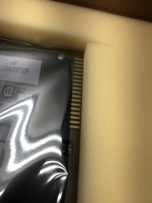 NEW ALLEN BRADLEY 1771-AF FIBER CONVERTER OLD STOCK 1992 NIB
