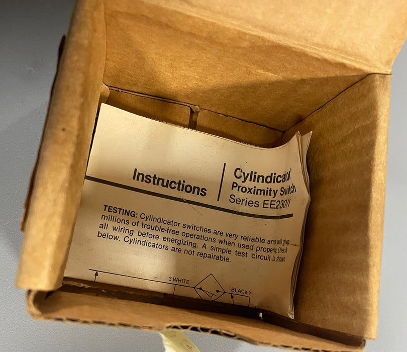 NEW EE230-30820 CYLINDERCATOR NORM OPEN 20-140 VAC/DC 3 PIN  REPLACS EE220-30820