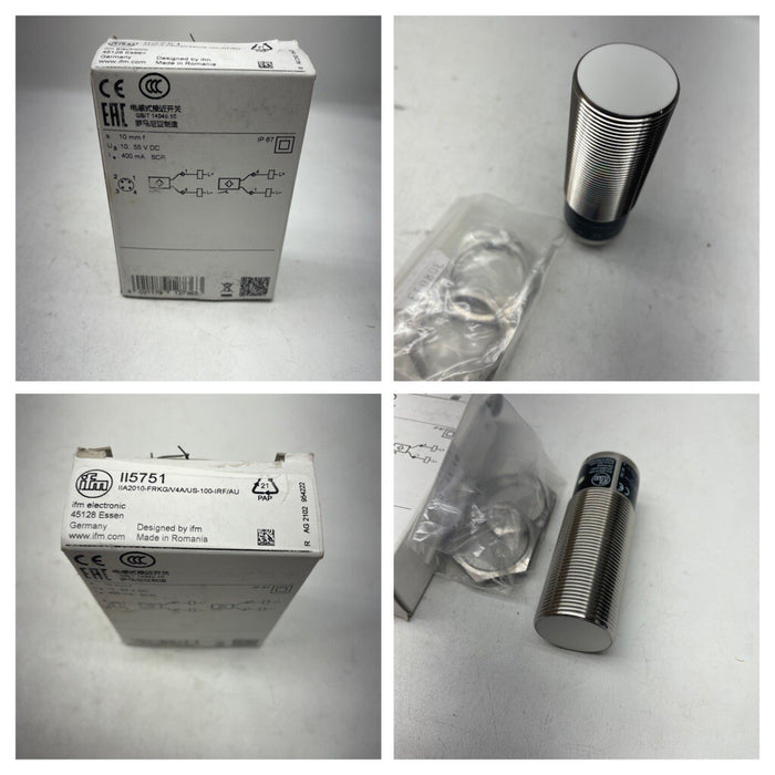 IFM EFECTOR100 II5751 PROXIMITY SWITCH IIA2010-FRKG/V4A/US-100-IRF