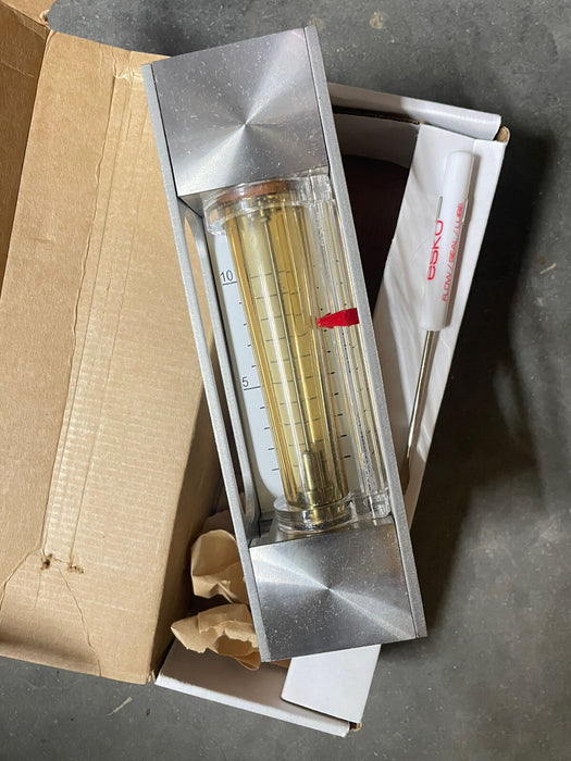 NEW ESKO EM-SSR-PV FLOW METER 0-10 SCALE 6 USGPH 1/2" NPT VITON PSU/PES