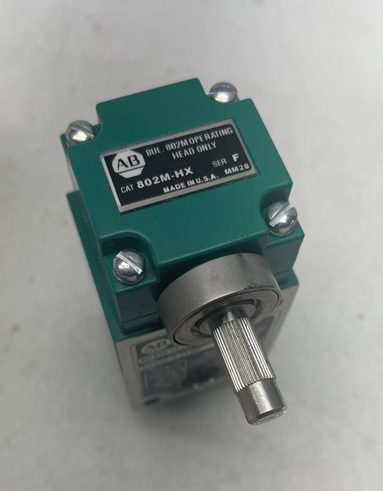 NEW ALLEN BRADLEY 802M-HJ1NF PRE-WIRED SEALED LIMIT SWITCH CW/CCW 2 CIRCUIT