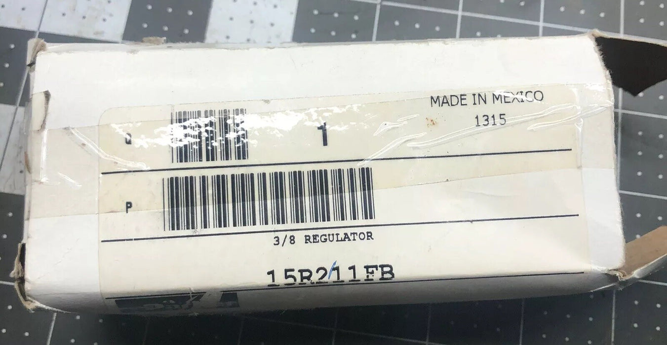 PARKER 15R211FB  3/8" REGULATOR NIB PNEUMATIC COMPRESSED AIR REG