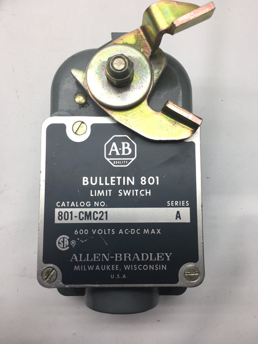 NEW ALLEN BRADLEY 801-CMC21 Snap Limit Switch