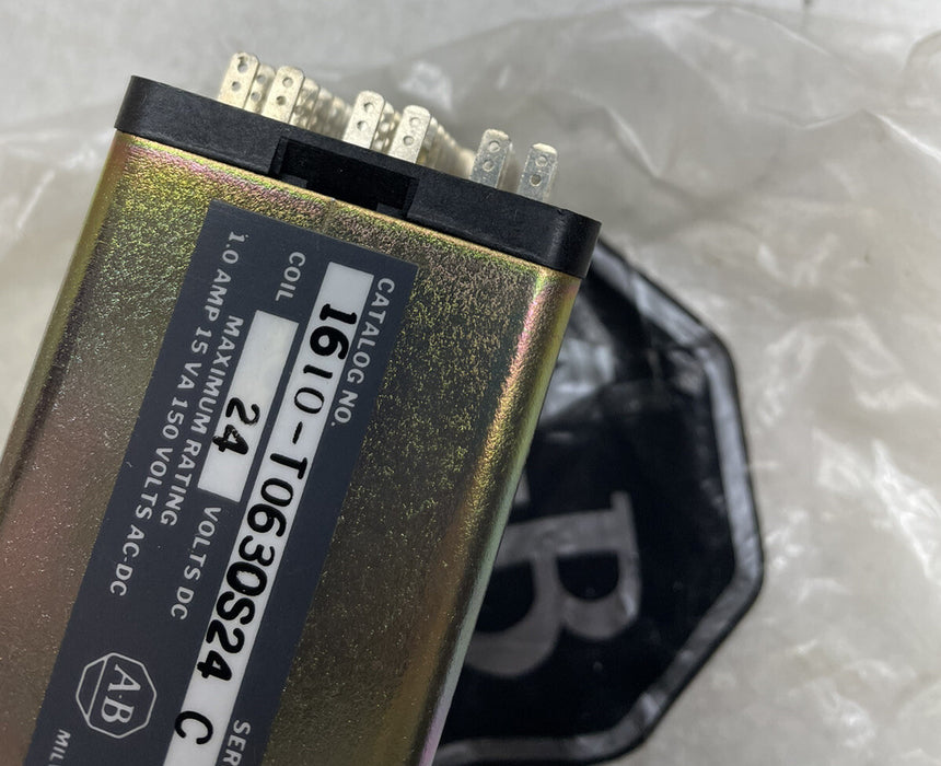 NEW ALLEN BRADLEY 1610-T0630S24 DRY REED RELAY BULLETIN 1610 SERIES C 24 VDC